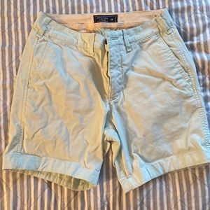Abercrombie and Fitch mint green shorts